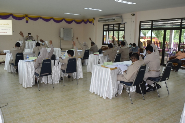 การประชุมสภาเทศบาลตำบลชะรัด