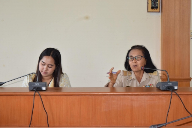 ประชุมหารือการจัดโครงการจัดการแข่งขันกีฬา กรีฑา เด็ก เยาวชนและประชาชน